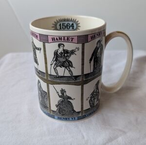 Vintage Wedgwood William Shakespeare Single Issue 400 Year Commerative Mug